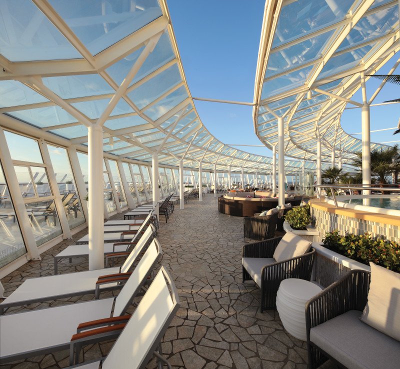 solarium deck 15 forward oasis of the seas royal caribbean international