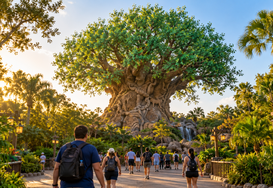 Árbol de la vida al amanecer
