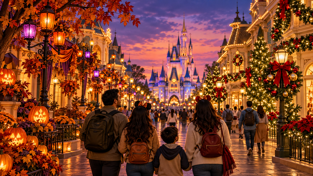 de halloween a navidad en orlando
