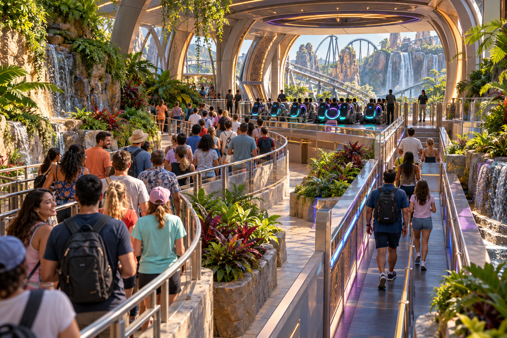 ¿Qué incluye una visita a Universal Orlando y qué se paga aparte? dos filas, una misma aventura