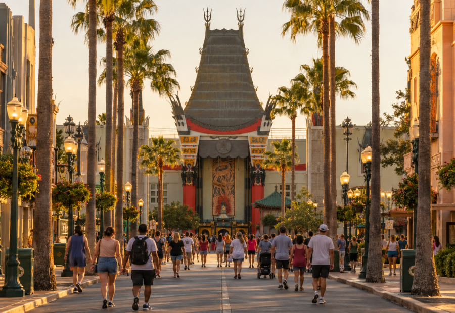 hollywood boulevard rumbo al teatro chino